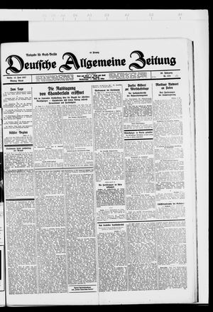 Deutsche allgemeine Zeitung vom 13.06.1927