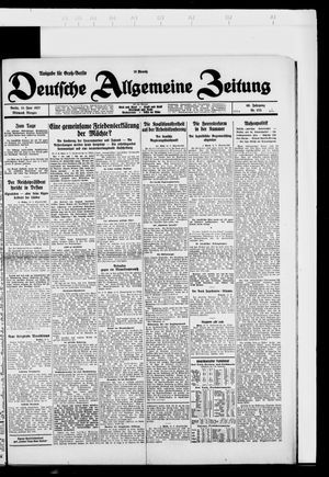 Deutsche allgemeine Zeitung vom 15.06.1927
