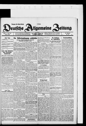 Deutsche allgemeine Zeitung vom 17.06.1927
