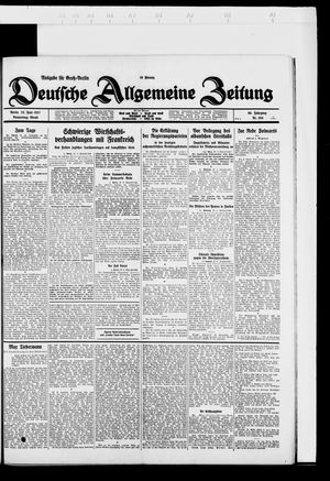 Deutsche allgemeine Zeitung vom 23.06.1927