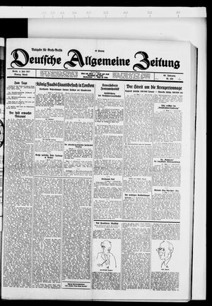 Deutsche allgemeine Zeitung vom 04.07.1927