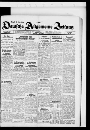 Deutsche allgemeine Zeitung vom 06.07.1927