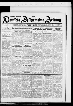 Deutsche allgemeine Zeitung vom 12.07.1927