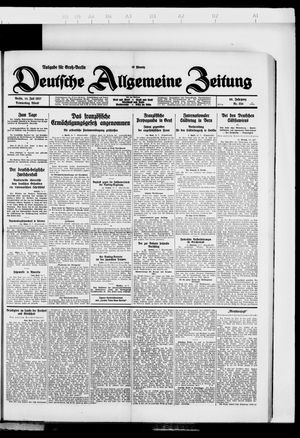 Deutsche allgemeine Zeitung vom 14.07.1927
