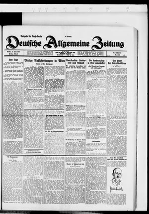 Deutsche allgemeine Zeitung vom 15.07.1927