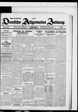 Deutsche allgemeine Zeitung vom 21.07.1927