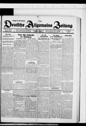 Deutsche allgemeine Zeitung vom 23.07.1927
