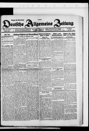 Deutsche allgemeine Zeitung vom 25.07.1927