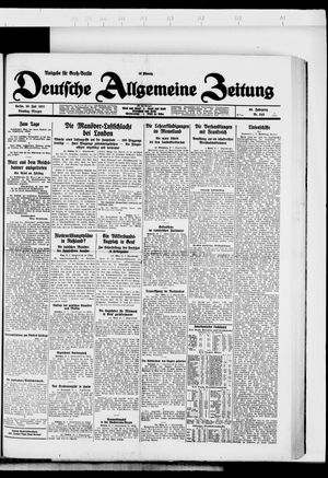Deutsche allgemeine Zeitung vom 26.07.1927