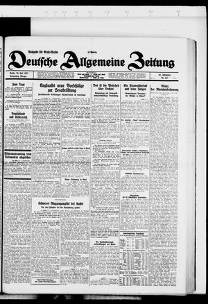 Deutsche allgemeine Zeitung on Jul 28, 1927
