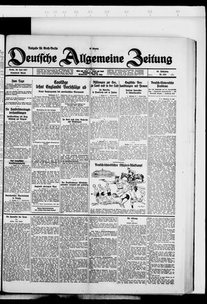 Deutsche allgemeine Zeitung vom 30.07.1927