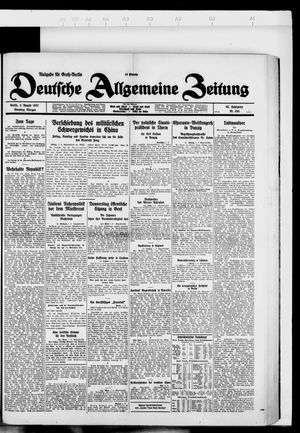 Deutsche allgemeine Zeitung on Aug 2, 1927