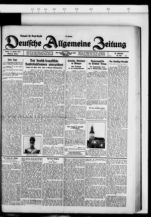 Deutsche allgemeine Zeitung vom 17.08.1927