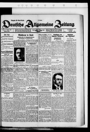 Deutsche allgemeine Zeitung vom 19.08.1927
