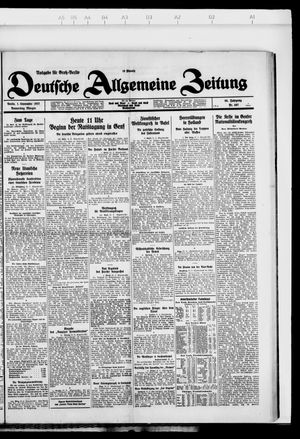 Deutsche allgemeine Zeitung vom 01.09.1927