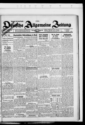 Deutsche allgemeine Zeitung vom 02.09.1927