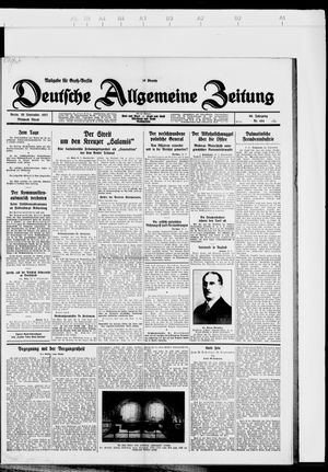 Deutsche allgemeine Zeitung vom 28.09.1927