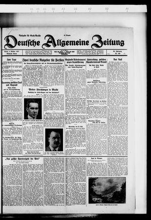 Deutsche allgemeine Zeitung vom 05.10.1927