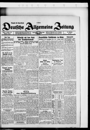 Deutsche allgemeine Zeitung vom 12.10.1927