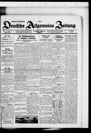 Deutsche allgemeine Zeitung vom 14.10.1927
