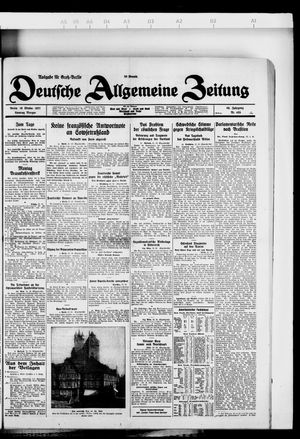 Deutsche allgemeine Zeitung vom 16.10.1927