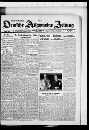 Deutsche allgemeine Zeitung vom 17.10.1927