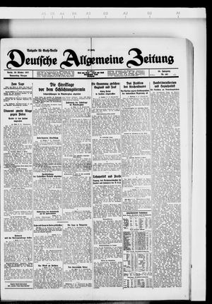 Deutsche allgemeine Zeitung on Oct 20, 1927