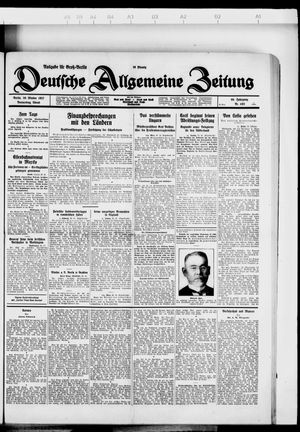 Deutsche allgemeine Zeitung vom 20.10.1927