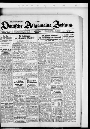 Deutsche allgemeine Zeitung vom 27.10.1927