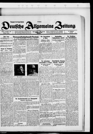 Deutsche allgemeine Zeitung vom 28.10.1927