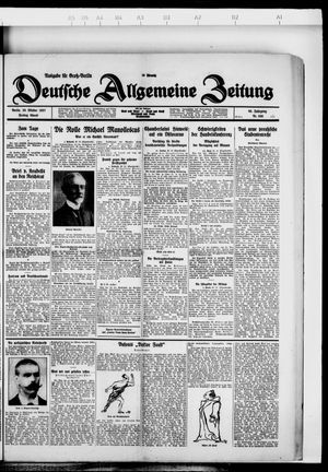 Deutsche allgemeine Zeitung vom 28.10.1927