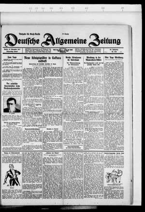 Deutsche allgemeine Zeitung vom 17.11.1927