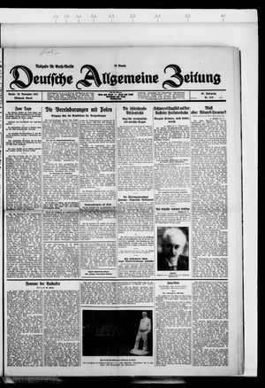 Deutsche allgemeine Zeitung vom 23.11.1927