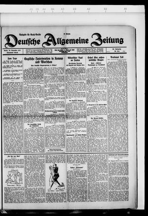 Deutsche allgemeine Zeitung vom 26.11.1927