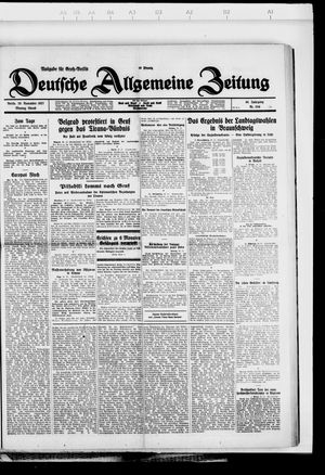 Deutsche allgemeine Zeitung vom 28.11.1927