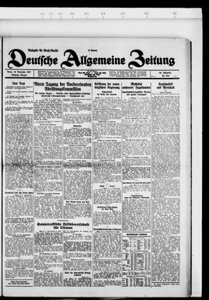 Deutsche allgemeine Zeitung vom 30.11.1927