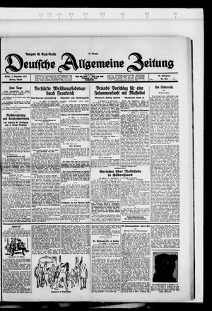 Deutsche allgemeine Zeitung vom 02.12.1927