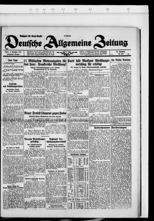 Deutsche allgemeine Zeitung vom 03.12.1927