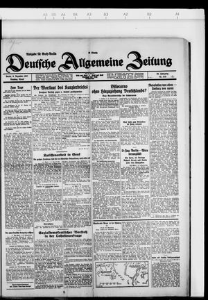 Deutsche allgemeine Zeitung on Dec 6, 1927