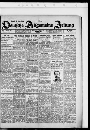 Deutsche allgemeine Zeitung vom 08.12.1927