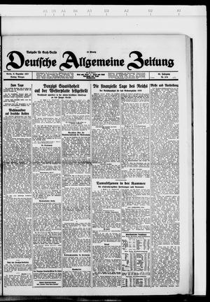 Deutsche allgemeine Zeitung vom 09.12.1927