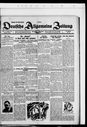 Deutsche allgemeine Zeitung vom 10.12.1927
