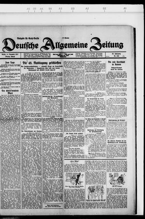 Deutsche allgemeine Zeitung vom 12.12.1927