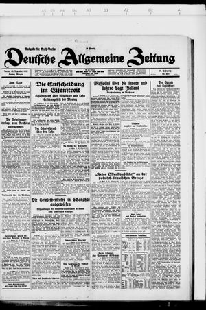 Deutsche allgemeine Zeitung vom 16.12.1927