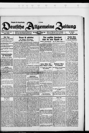 Deutsche allgemeine Zeitung on Dec 16, 1927