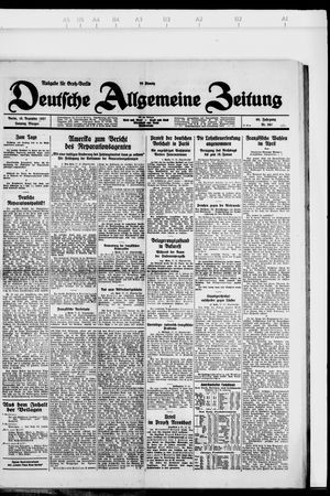 Deutsche allgemeine Zeitung on Dec 18, 1927