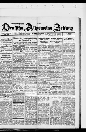 Deutsche allgemeine Zeitung vom 23.12.1927