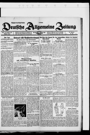 Deutsche allgemeine Zeitung vom 28.12.1927