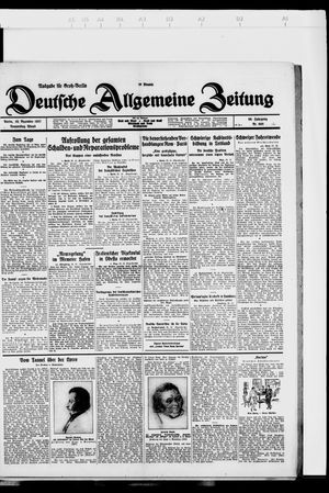 Deutsche allgemeine Zeitung vom 29.12.1927