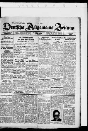 Deutsche allgemeine Zeitung vom 31.12.1927